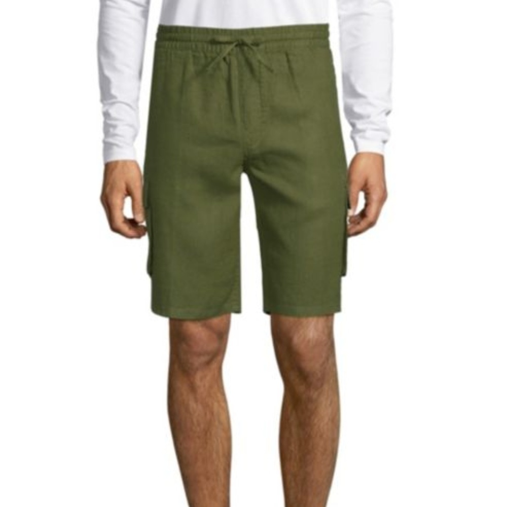 Saks Fifth Avenue Linen Cargo Shorts